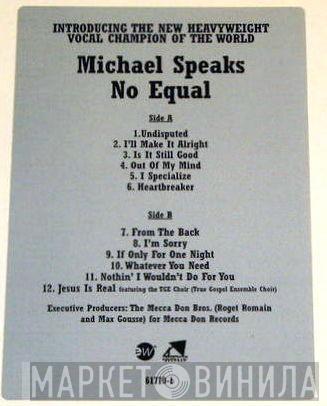 Michael Speaks - No Equal