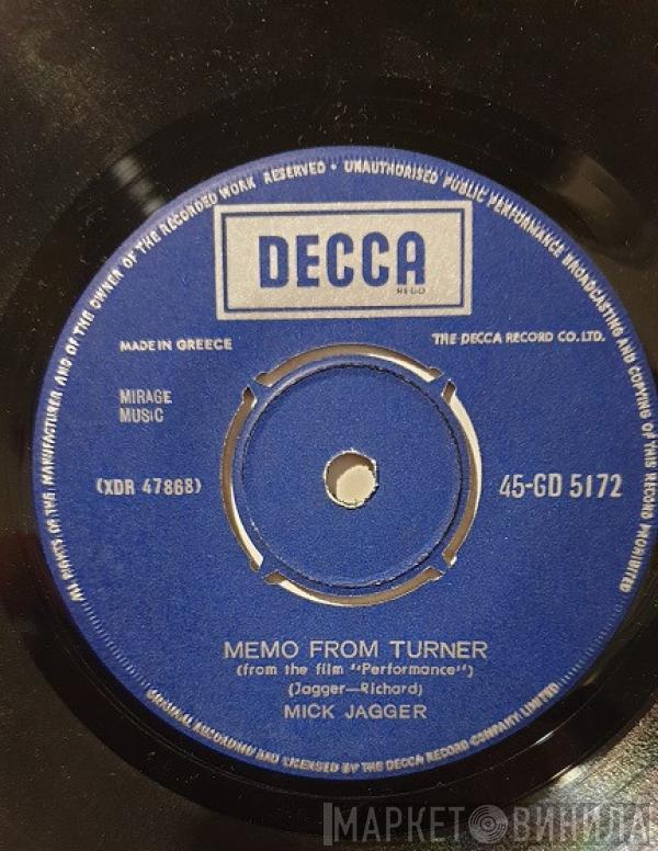  Mick Jagger  - Memo From Turner