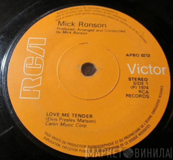  Mick Ronson  - Love Me Tender