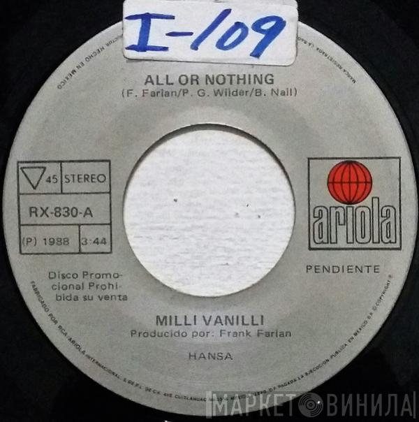  Milli Vanilli  - All Or Nothing