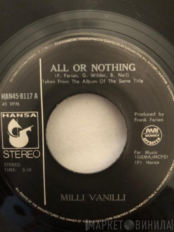  Milli Vanilli  - All Or Nothing