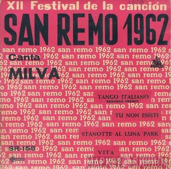 Milva - XII Festival De La Cancion De San Remo 1962