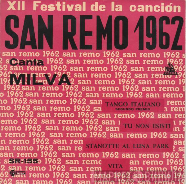 Milva - XII Festival De La Cancion De San Remo 1962