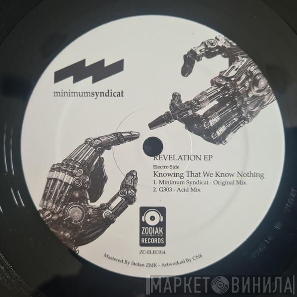 Minimum Syndicat - Revelation EP
