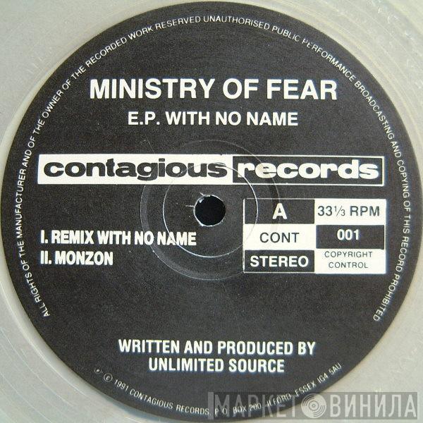 Ministry Of Fear - E.P. With No Name