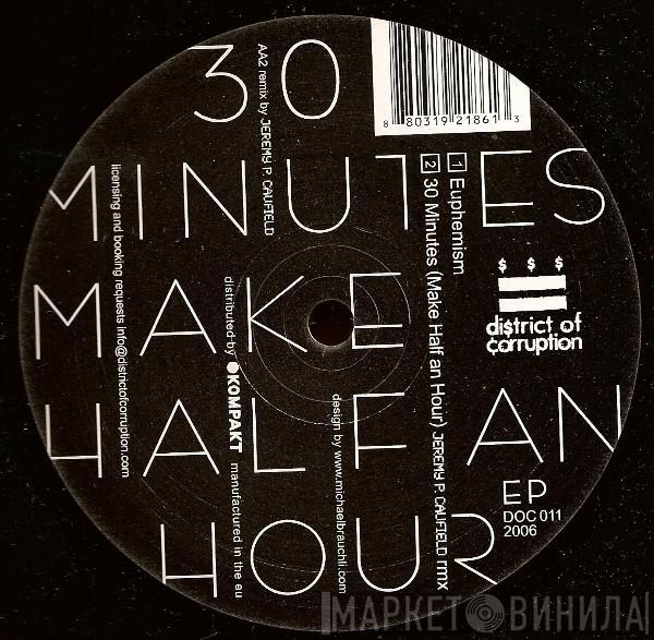 Mirweis Sangin - 30 Minutes Make Half An Hour EP