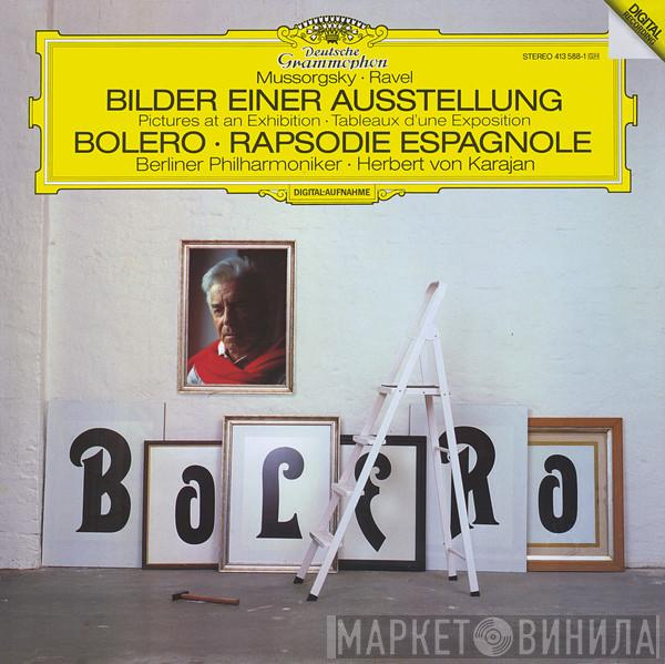Modest Mussorgsky, Maurice Ravel, Berliner Philharmoniker, Herbert von Karajan - Bilder Einer Ausstellung = Pictures At An Exhibition = Tableaux D'Une Exposition / Bolero / Rapsodie Espagnole