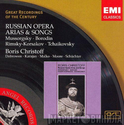 Modest Mussorgsky, Alexander Borodin, Nikolai Rimsky-Korsakov, Pyotr Ilyich Tchaikovsky, Boris Christoff, Issay Dobrowen, Herbert von Karajan, Nicolai Malko, Gerald Moore, Wilhelm Schüchter - Russian Opera Arias & Songs
