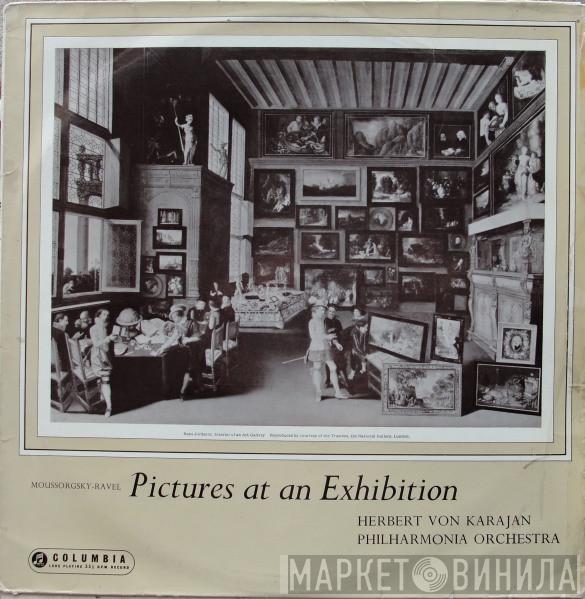Modest Mussorgsky, Maurice Ravel, Herbert von Karajan, Philharmonia Orchestra - Pictures At An Exhibition
