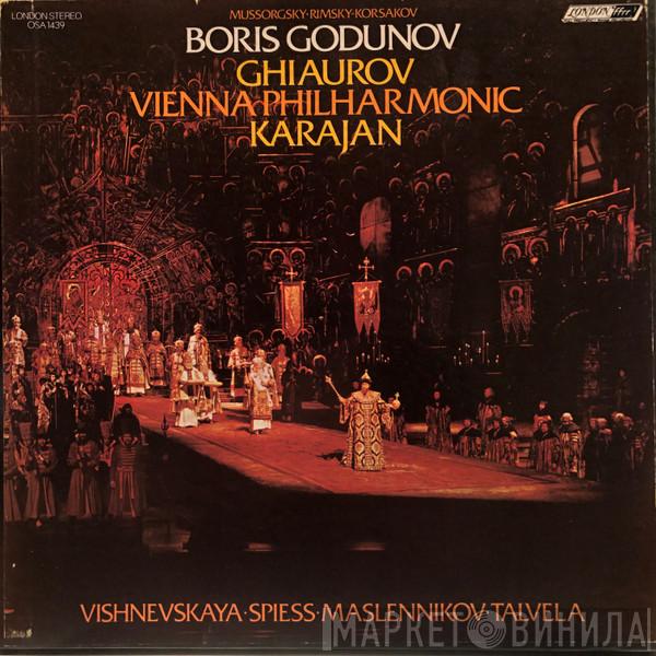 Modest Mussorgsky, Nikolai Rimsky-Korsakov, Nicolai Ghiaurov, Wiener Philharmoniker, Herbert von Karajan, Galina Vishnevskaya, Ludovic Spiess, Aleksei Maslennikov, Martti Talvela - Boris Godunov