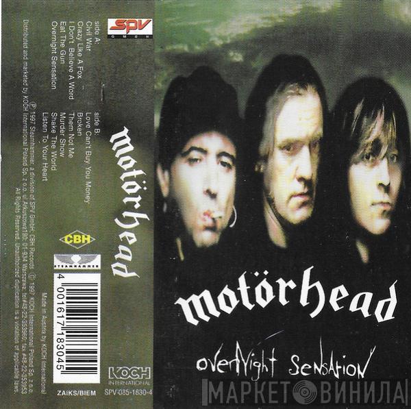  Motörhead  - Overnight Sensation