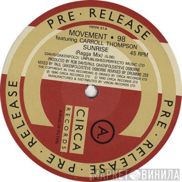 Movement 98, Carroll Thompson - Sunrise (The Ragga Remixes)