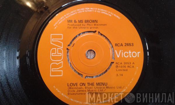 Mr & Ms Brown - Love On The Menu