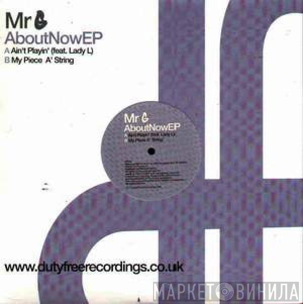 Mr. G - About Now EP