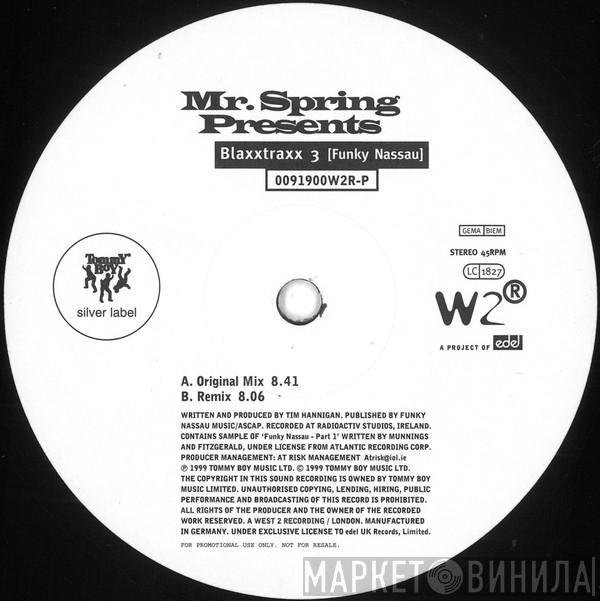 Mr. Spring - Blaxxtraxx 3 (Funky Nassau)