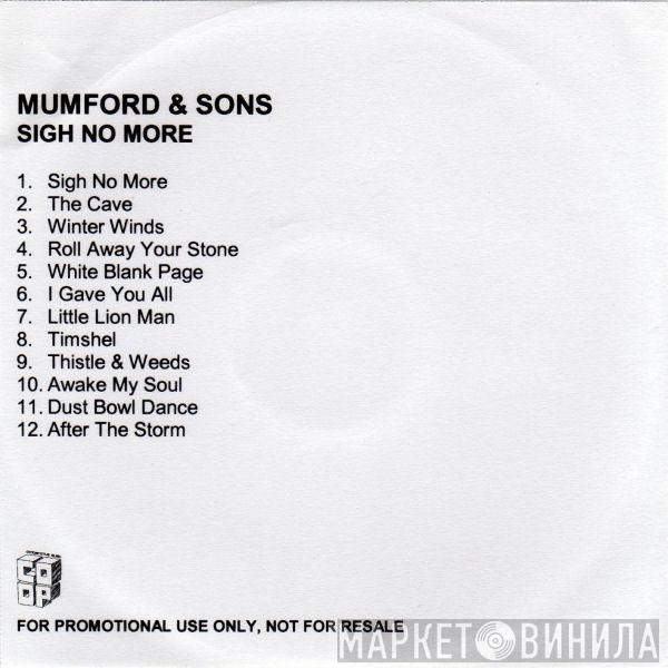  Mumford & Sons  - Sigh No More