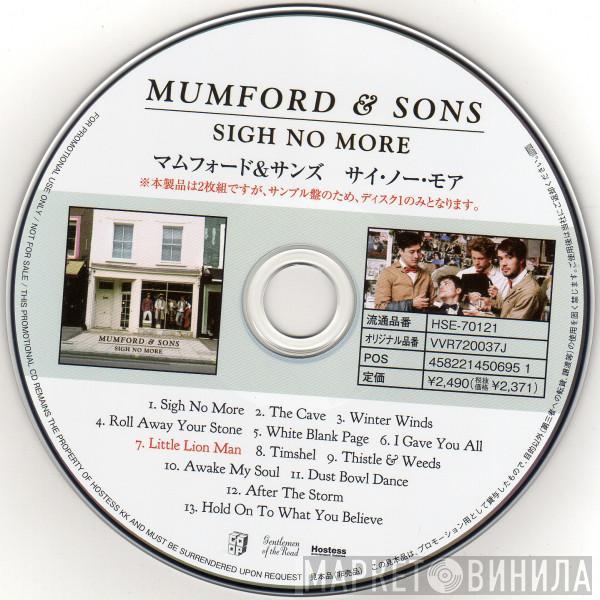  Mumford & Sons  - Sigh No More