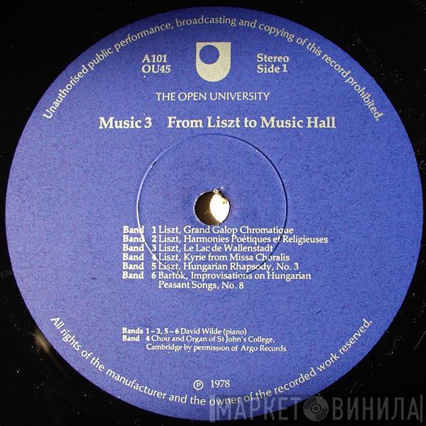  - Music 3: From Liszt To Music Hall