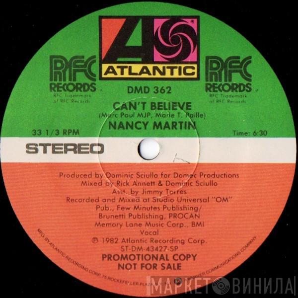 Nancy Martinez - Can't Believe