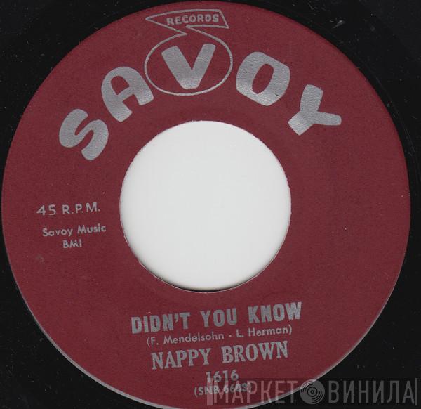Nappy Brown - Didn't You Know