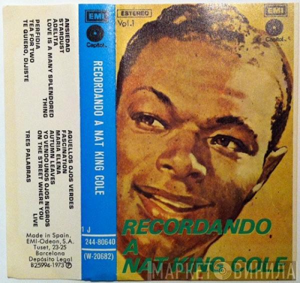  Nat King Cole  - Recordando A Nat King Cole Vol. 1