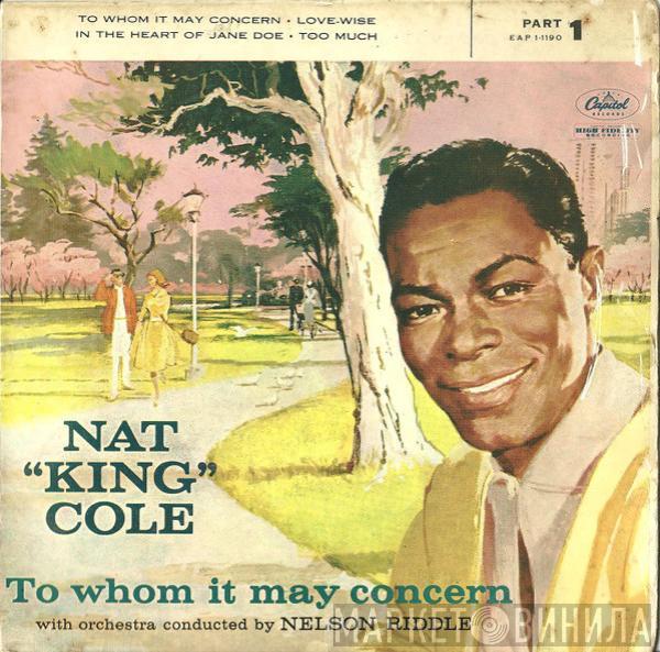 Nat King Cole - To Whom It May Concern