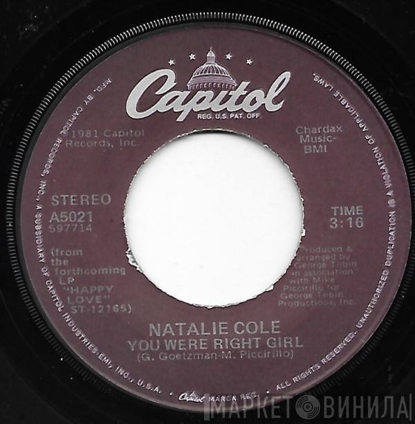 Natalie Cole - You Were Right Girl