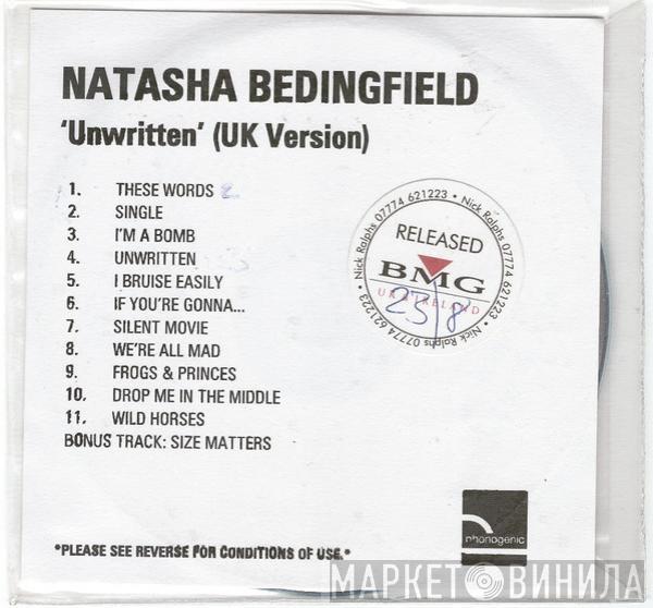 Natasha Bedingfield - Unwritten (UK Version)