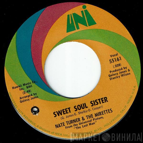 Nate Turner , The Mirettes - Sweet Soul Sister / Rap, Run It On Down