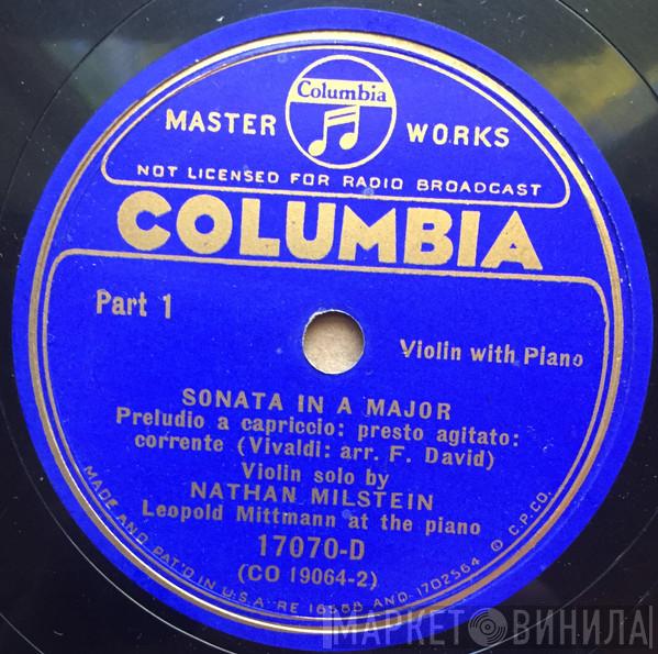 Nathan Milstein  - Sonata In A Major
