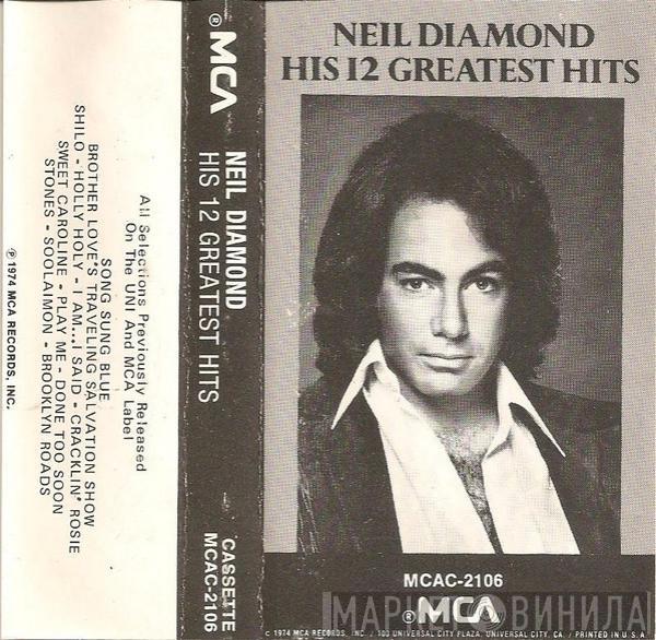  Neil Diamond  - His 12 Greatest Hits