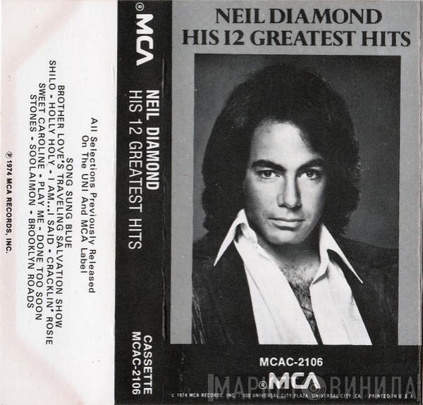  Neil Diamond  - His 12 Greatest Hits