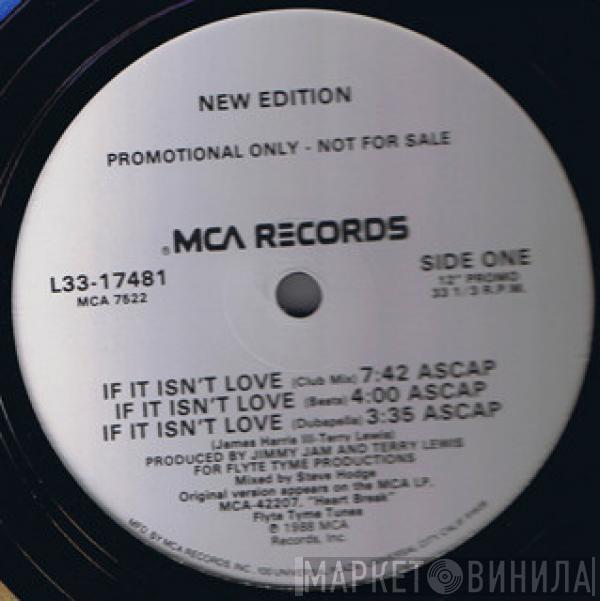  New Edition  - If It Isn't Love