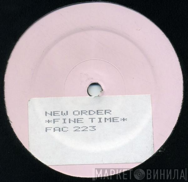 New Order - Fine Time