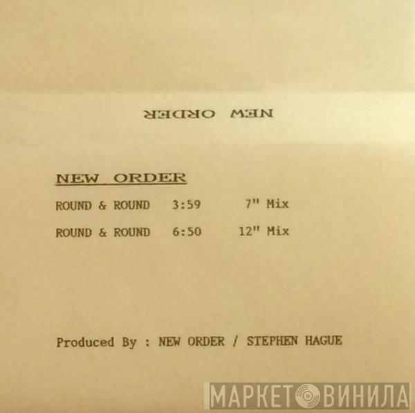  New Order  - Round & Round