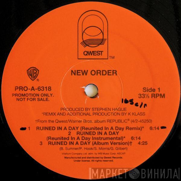  New Order  - Ruined In A Day