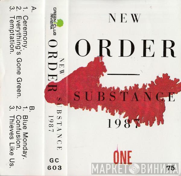  New Order  - Substance 1987 One