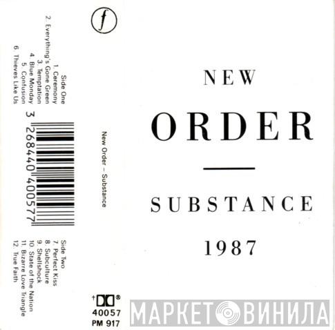  New Order  - Substance