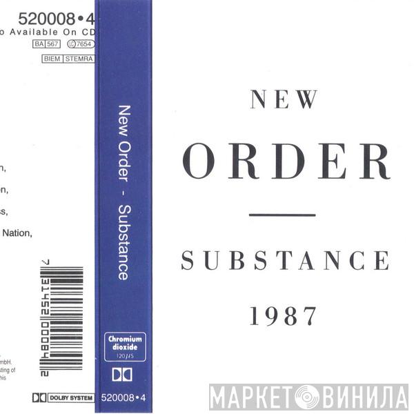  New Order  - Substance