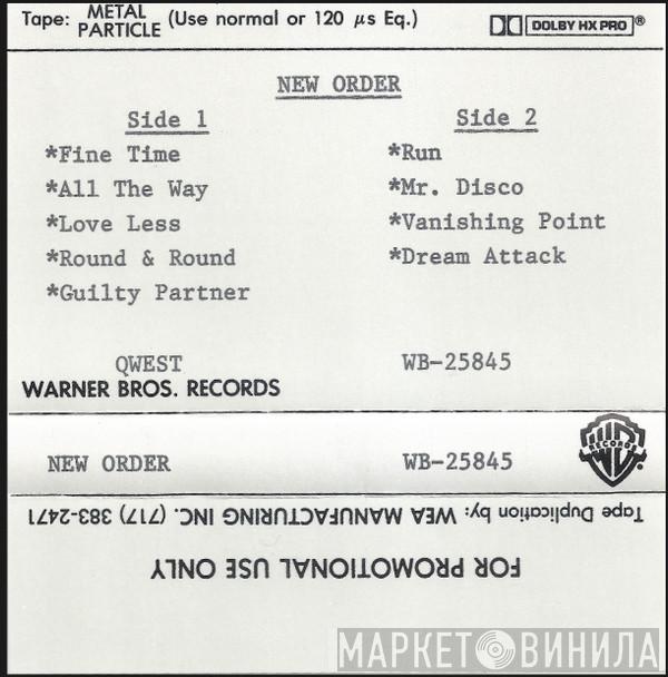  New Order  - Technique