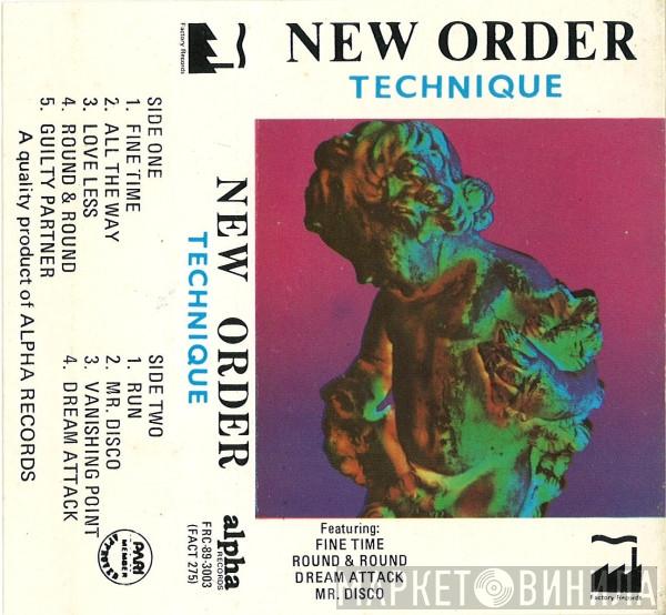  New Order  - Technique