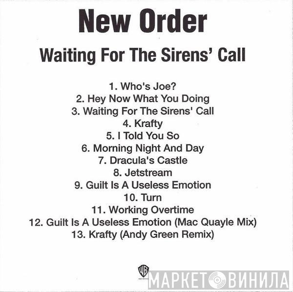  New Order  - Waiting For The Sirens' Call