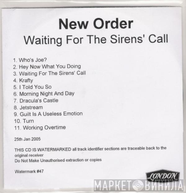  New Order  - Waiting For The Sirens' Call