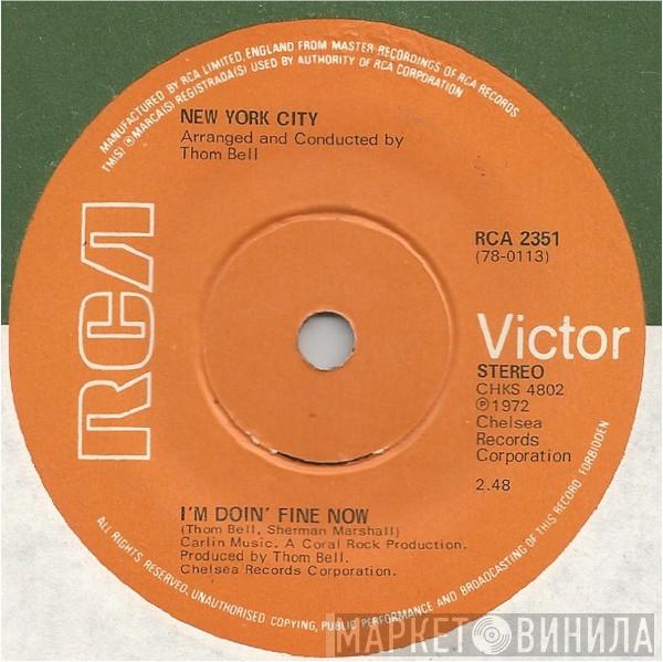 New York City - I'm Doin' Fine Now / Ain't It So