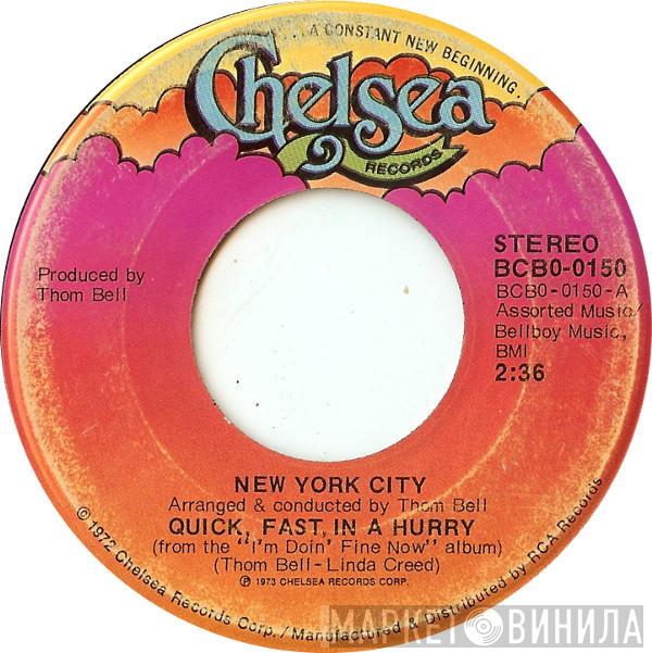 New York City - Quick, Fast, In A Hurry
