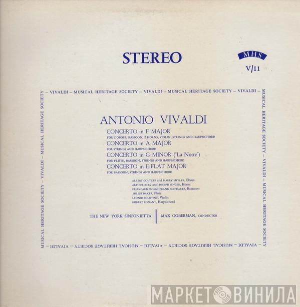 , New York Sinfonietta  Max Goberman  - Antonio Vivaldi - Concerti