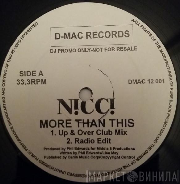 Nicci - More Than This