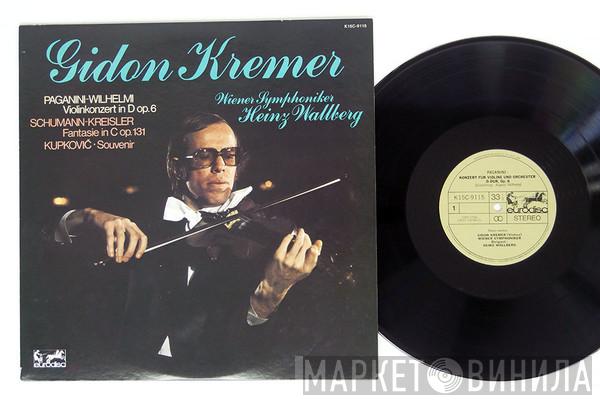 , Niccolò Paganini , Robert Schumann , Ladislav Kupkovic , Gidon Kremer , Heinz Wallberg  Wiener Symphoniker  - Violinkonzerte