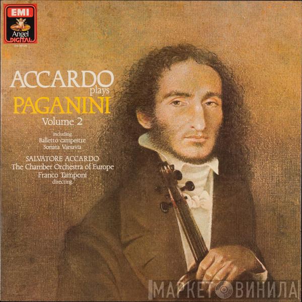 , Niccolò Paganini , Salvatore Accardo , The Chamber Orchestra Of Europe  Franco Tamponi  - Accardo Plays Paganini Volume 2