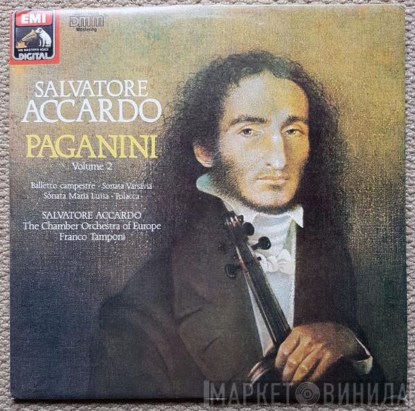 , Niccolò Paganini , Salvatore Accardo , The Chamber Orchestra Of Europe  Franco Tamponi  - Accardo Plays Paganini Volume 2